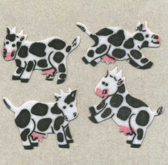 Wholesale - Roll of Furrie Stickers - Cows