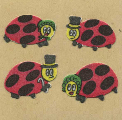 Wholesale - Roll of Furrie Stickers - Ladybirds