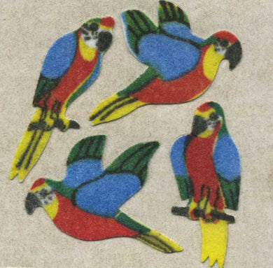 Wholesale - Roll of Furrie Stickers - Parrots