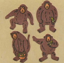 Load image into Gallery viewer, Wholesale - Roll of Furrie Stickers - Monkeys