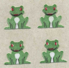 Load image into Gallery viewer, Wholesale - Roll of Furrie Stickers - Frogs Sitting