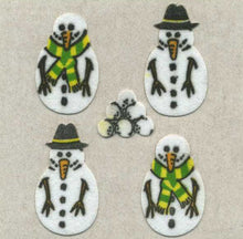 Load image into Gallery viewer, Wholesale - Pack of 12 Furrie Stickers - Snowmen