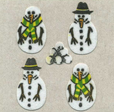 Wholesale - Roll of Furrie Stickers - Snowmen