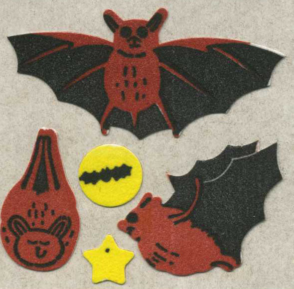 Wholesale - Roll of Furrie Stickers - Bats