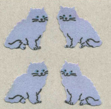 Load image into Gallery viewer, Wholesale - Roll of Furrie Stickers - Purple Cats