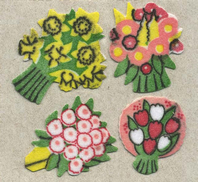 Wholesale - Roll of Furrie Stickers - Floral Posies