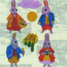 Load image into Gallery viewer, Wholesale - Pack of 12 Pearlie Stickers - Rabbits