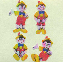 Load image into Gallery viewer, Wholesale - Roll of Pearlie Stickers - Pinocchio