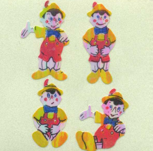 Wholesale - Roll of Pearlie Stickers - Puppet Boy