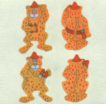 Load image into Gallery viewer, Wholesale - Roll of Pearlie Stickers - Leopards