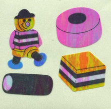 Load image into Gallery viewer, Wholesale - Roll of Pearlie Stickers - Liquorice Allsorts