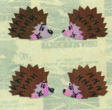 Load image into Gallery viewer, Wholesale - Roll of Pearlie Stickers - Hedgehogs