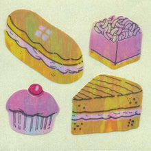 Load image into Gallery viewer, Wholesale - Pack of 12 Pearlie Stickers - Cakes