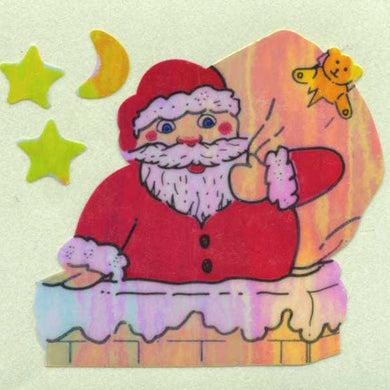 Wholesale - Roll of Pearlie Stickers - Santa