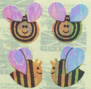 Wholesale - Pack of 12 Pearlie Stickers - Bees
