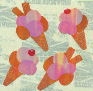 Wholesale - Pack of 12 Pearlie Stickers - Ice Creams