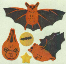 Load image into Gallery viewer, Wholesale - Pack of 12 Pearlie Stickers - Bats
