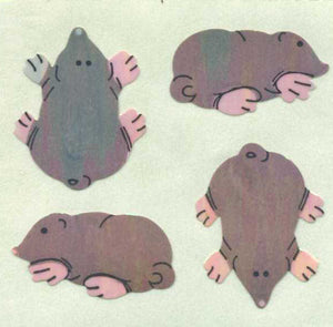 Wholesale - Pack of 12 Pearlie Stickers - Moles