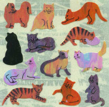 Load image into Gallery viewer, Wholesale - Roll of Pearlie Stickers - Micro Cats