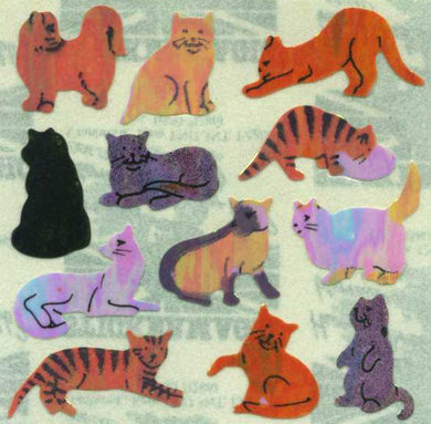 Wholesale - Roll of Pearlie Stickers - Micro Cats