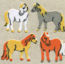 Load image into Gallery viewer, Wholesale - Roll of Furrie Stickers - Dartmoor Ponies