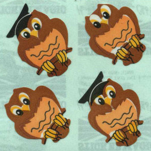 Wholesale - Pack of 12 Paper Stickers - Wise Owls