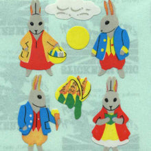 Load image into Gallery viewer, Wholesale - Pack of 12 Paper Stickers - Rabbits