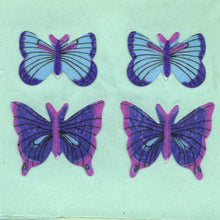 Load image into Gallery viewer, Wholesale - Pack of 12 Paper Stickers - Blue Butterflies