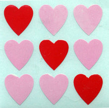 Load image into Gallery viewer, Pack of Paper Stickers - Pink Hearts