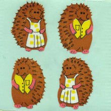 Load image into Gallery viewer, Wholesale - Pack of 12 Paper Stickers - Mr &amp; Mrs Hedgehog