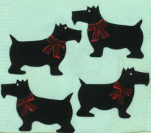 Load image into Gallery viewer, Wholesale - Roll of Paper Stickers - Black Scotties