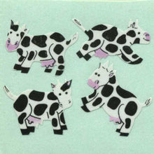 Load image into Gallery viewer, Wholesale - Pack of 12 Paper Stickers - Cows