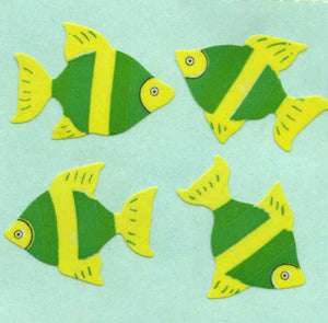 Wholesale - Pack of 12 Paper Stickers - Angel Fish