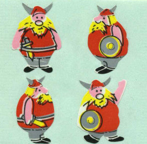 Wholesale - Roll of Paper Stickers - Vikings