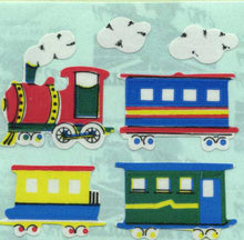 Load image into Gallery viewer, Wholesale - Pack of 12 Paper Stickers - Steam Trains