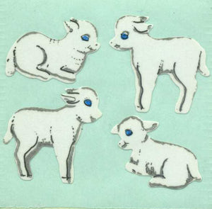 Wholesale - Pack of 12 Paper Stickers - Lambs