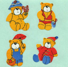 Load image into Gallery viewer, Wholesale - Pack of 12 Paper Stickers - 4 Seasons Teds