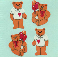 Load image into Gallery viewer, Wholesale - Pack of 12 Paper Stickers - Teddies In T-Shirts