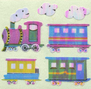 Wholesale - Roll of Pearlie Stickers - Steam Trains