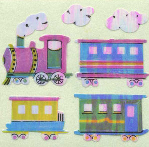 Wholesale - Pack of 12 Pearlie Stickers - Steam Trains