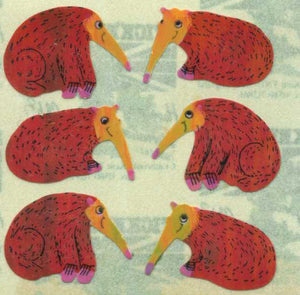 Wholesale - Roll of Pearlie Stickers - Anteater