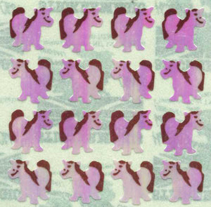 Wholesale - Pack of 12 Pearlie Stickers - Micro Horse
