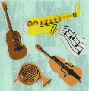 Wholesale - Pack of 12 Paper Stickers - Jazz Band