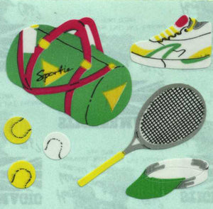 Wholesale - Pack of 12 Paper Stickers - Sports Bag