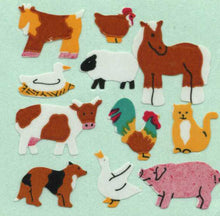 Load image into Gallery viewer, Wholesale - Pack of 12 Paper Stickers - Micro Farmyard Friends