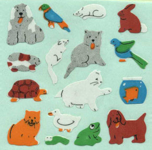Wholesale - Pack of 12 Paper Stickers - Micro Pets