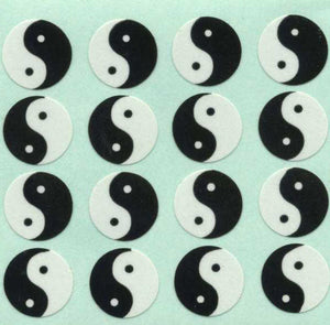 Wholesale - Roll of Paper Stickers - Yin Yang