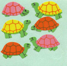 Load image into Gallery viewer, Wholesale - Pack of 12 Paper Stickers - Multicoloured Tortoises