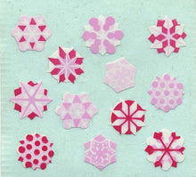 Load image into Gallery viewer, Wholesale - Pack of 12 Paper Stickers - Snowflakes