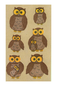 Wholesale - Maxi Furrie Stickers - Owls